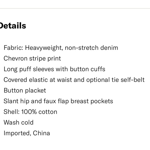 New! Farm rio Large blue combo striped long sleeve romper. - Picture 14 of 14